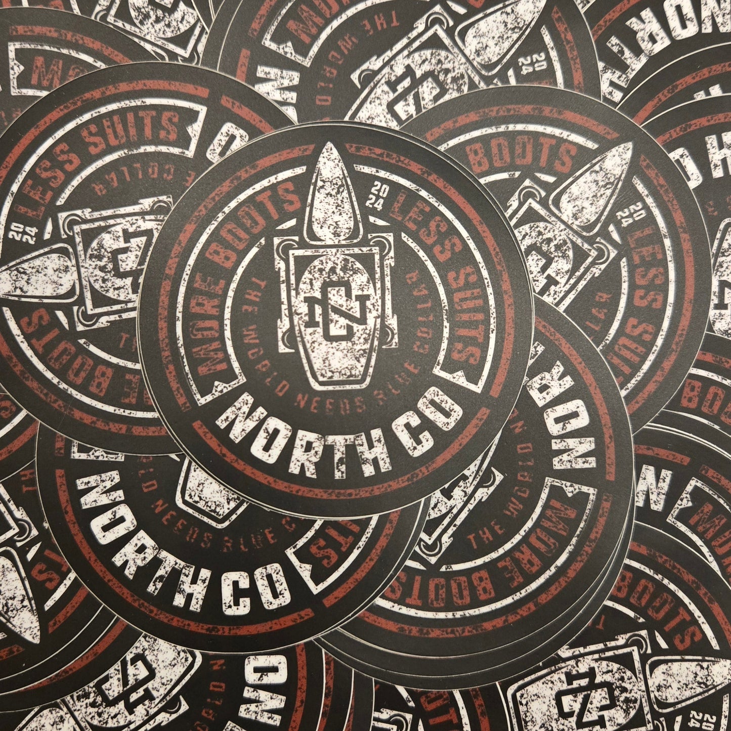 More Boots. Less Suits - Sticker - Anvil