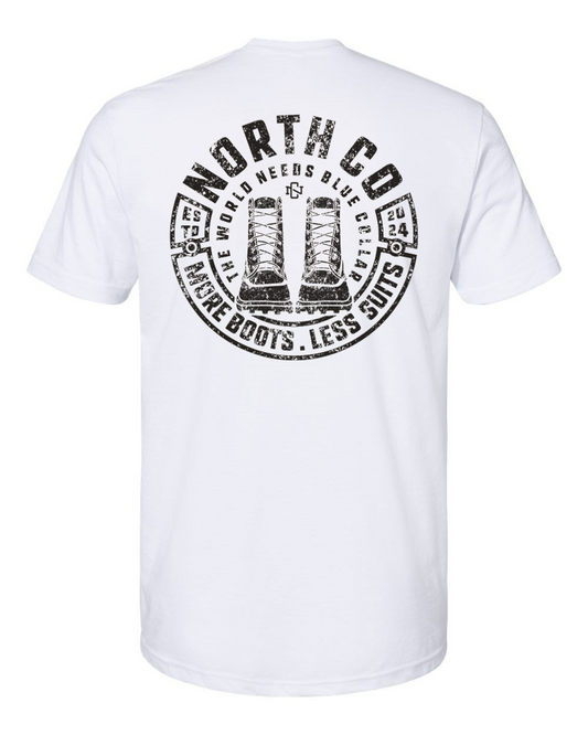 More Boots. Less Suits - White